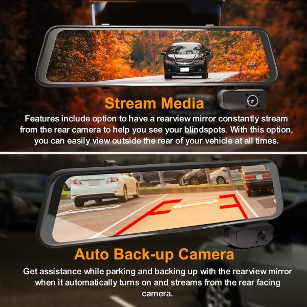 Rexing M1 Rear View_Mirror dash cam Arsicor-ear-drops